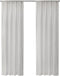Weathershield Insulated Sheer Rod Pocket Curtain Panel 50 x 84 in White...