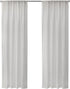 Weathershield Insulated Sheer Rod Pocket Curtain Panel 50 x 84 in White...