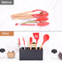 WuGeShop Heightened Kitchen Utensil Holder, Wooden Silverware Caddy, Cutlery Organizer with 3 Compartments, Great Cutlery Holder - Ideal for Kitch...