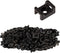 GTSE 100 Pack Of Black Screw Mounts, Zip Ties Up To 0.2" Wide, Saddle Type Zip Tie Anchors...