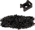 GTSE 100 Pack Of Black Screw Mounts, Zip Ties Up To 0.2" Wide, Saddle Type Zip Tie Anchors...