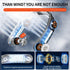 Portable Neck Fan Upgraded Bladeless 4 Turbo Fan The back of the neck is cool and does not sweat 4000mAh USB lazy fan no hair clip neck fan rechar...