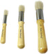 Wooden Stencil Brush 3PCS Natural Pure Hog Bristle Template Paint Brushes for Acrylic Oil Watercolor Art Painting Stencil Project Card Making DIY ...