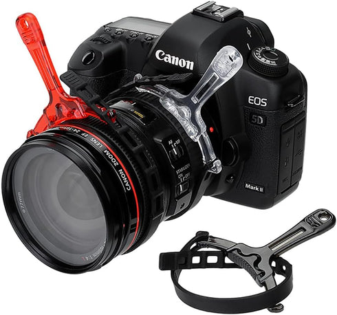 Fotodiox Follow Focus Handles, Kit of 3 - Black, Red, Clear...