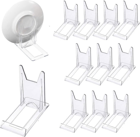 Acrylic Plate Stands?Plate Stand Plastic Stand Adjustable Decorative Plate Holder Plate Stand Decorative Stand for Display Pictures or Plate ,Home...