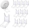 Acrylic Plate Stands?Plate Stand Plastic Stand Adjustable Decorative Plate Holder Plate Stand Decorative Stand for Display Pictures or Plate ,Home...