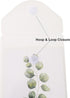 6’’ x 9’’ Vertical Clear Plastic Envelopes Receipt Stickers File Storage 20 Pack Hook Loop Closure...