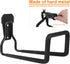2pcs Heavy Duty Hose Hanger Garden Hose Storage Black Water Hose Holders for Outside Wall Mount Garden Hose Reel Hose Stand for Garden Hose (2pcs ...