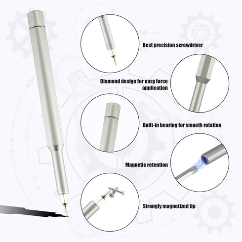 49 in 1 Precision Screwdriver Set, Professional Tiny Screwdriver Kit Small Screwdriver Set Reliable Magnetic Repair Tool Kit for Phone Computer La...