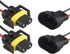 H8 H11 880 881 Male Socket Adapter Connector Wiring Harness&Female Adapter Wiring Harness Sockets Wire Compatible with Headlights or Fog Lights 2S...
