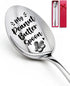 My Peanut Butter Spoon - Funny Engraved Stainless Steel Peanut Butter Spoons Dessert Spoon Peanut Butter Lovers Gifts, for Mom Dad Boy Girl Women ...