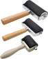 3 Pack Rubber Brayer Roller,1.4/2.4/4 Inch Hard Rubber Brayer Rollers,Art Craft Roller for Printmaking,Ink,Wallpapers Stamping Gluing...
