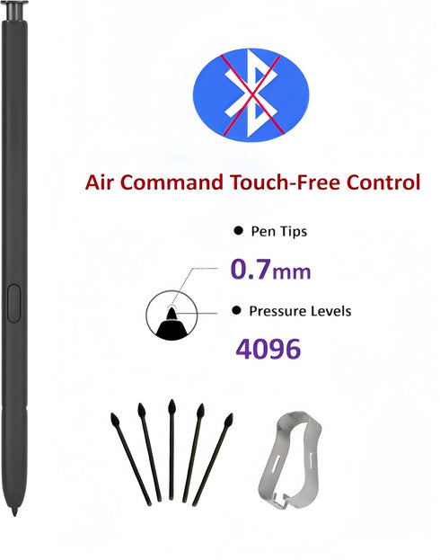 Galaxy S24 Ultra S Pen Replacement for Samsung Galaxy S24 Ultra 5G Touch Stylus Pen with 5xTips Nibs EJ-PS928BYEGUS NO Bluetooth US Version (Titan...