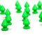 RUBYCA 12MM 50 Sets Metal Tree Spikes and Studs Metallic Screw-Back for DIY Punk Leather-Craft Green...