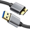 Micro B Cable, USB 3.0 A Male to Micro USB 3.0 Sync Cord,Data Wire Compatible for Toshiba,Seagate,Samsung,My Passport and More External Hard Drive...