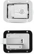 QWORK Travel Trailer Lock, 1 Pack, Stainless Steel Flush Mount Handle Latch Door Lock for Trucks, Tool Boxes, 1 Lock with 2 Keys...