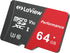 LaView 64GB Micro SD Card, Micro SDXC UHS-I Memory Card – 95MB/s,633X,U3,C10, Full HD Video V30, A1, FAT32, High Speed Flash TF Card P500 for Comp...