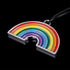 Rainbow Car Charm, Metal Chrome Shinning Hanging Ornaments for Car Rear View Mirror, Car Pendant Decoration, Never Fade in The Sun...