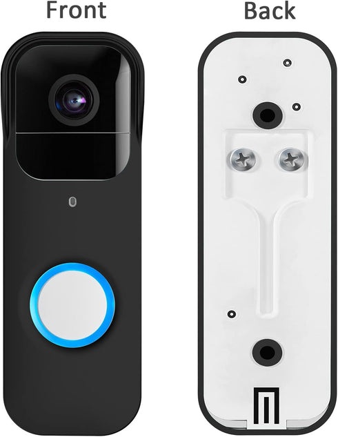 LEFXMOPHY Camera Cases Compatible with Blink Video Doorbell Cover Black Silicone Waterproof Protetive Skin...