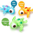 Bath Toys Set for Toddlers 1-3 Kids 4-8, 3Pcs Wind Up Swimming Turtle Water Toys with 1Pcs Shark Fishing Net, Floating Wind Up Turtle Bathtub Toys...