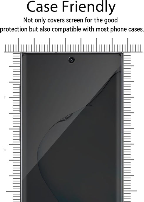 [2 Pack Privacy Screen Protector for Samsung Galaxy Note10 plus 5G,Anti-Spy Tempered Glass 9H Hardness Film for Note 10 Plus, Anti-Scratch Case Fr...