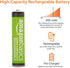 Amazon Basics 24-Pack Rechargeable AAA NiMH High-Capacity Batteries, 850 mAh, Recharge up to 500x Times, Pre-Charged...