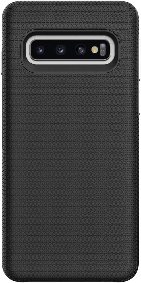 KIOMY Case for Samsung Galaxy S10+ / S10 Plus, Shockproof Bumper Protective Cover Hybrid Design Hard PC Back with Flexible TPU Inner 2 in 1 Dual L...