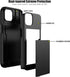 Nvollnoe Compatible with iPhone 15 Case with Card Holder Heavy Duty Protective Dual Layer Shockproof Hidden Card Slot Slim Wallet Phone Cover for ...
