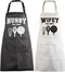 MBMSO Hubby Wifey Cooking Aprons for Couples Apron Sets Hubby and Wifey Est.2024 Wedding Gift for Newlywed His and Hers Apron...