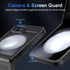 Magnetic Case for Galaxy Z Flip 5 5G Case, Compatible with Mag Safe Wireless Charger, Translucent Frosted Matte Back Slim Fit Shockproof Protectiv...