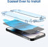 amFilm OneTouch Compatible with iPhone 14 Pro Max (6.7") 2022 Privacy Tempered Glass Screen Protector - with Easy Installation Kit, Full Coverage ...