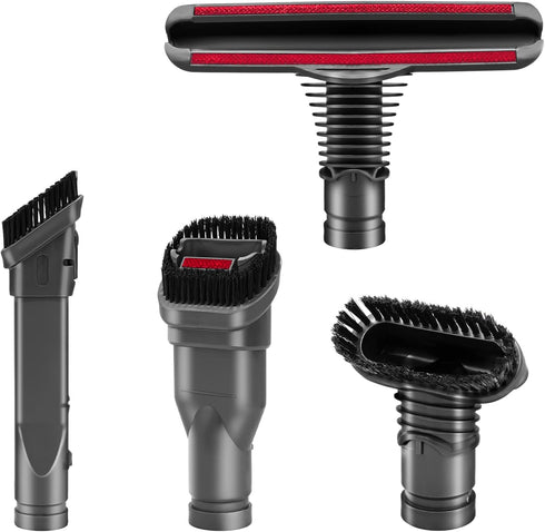 Replacement Attachments Tools Kit for Dyson V6 DC24 DC33 DC35 DC39 DC44 DC58 DC59 DC62 DC74, Dyson Cordless Vacuum Accessories (4 Pcs Set Brush Ki...
