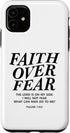 iPhone 11 Faith Over Fear Bible Verse Christian Religious Men Women Case...