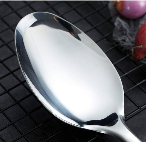 Berglander Solid Spoon, Stainless Steel Solid Cooking Spoon,Solid Serving Spoon, Kitchen Spoons, Spoon for Cooking, Basting Spoon Non-Stick And He...