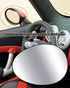 Driver Left Side Mirror Glass Assembly Fit for Mini Cooper 2007-2015 Replace 51169803193 51162755625, Left Heated Rearview Convex Mirror Glass wit...