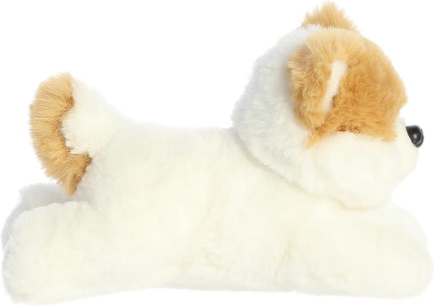 Aurora® Adorable Mini Flopsie™ Pom The Pup™ Stuffed Animal - Playful Ease - Timeless Companions - White 8 Inches...