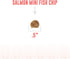 Icelandic+ Mini Fish Chips: Salmon 2.5oz - Dog Treats, for Training & Small Dogs, 2 Ingredient Air-Dried Crunchy Chips...