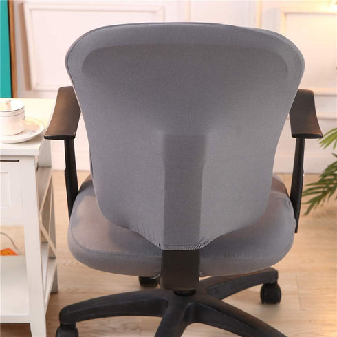 Jinzio Computer Office Chair Cover - Split Protective & Stretchable Cloth Polyester Universal Desk Task Chair Chair Covers Stretch Rotating Chair ...