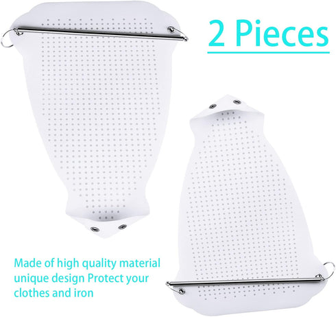 FQTANJU 2 Pcs Ironing Shoe Cover Ironing Accessories Iron Soles Electric Iron Assistant Tool for Iron Safe Slip on Most Standard Size Electric Iro...