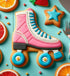 Vintage Roller Skate 3.75 Inch Cookie Cutter from The Cookie Cutter Shop – Tin Plated Steel - Made in the USA...