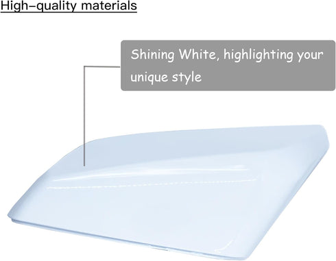 Rearview Mirror Cover Driver Left Side Compatible with Chevrolet chevy Malibu 2016-2021 84026841 White...