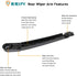 Rear Windshield Wiper Blade Arm Set for Kia Soul 2010-2019, for Kia Soul EV 2015-2019 Rear Windsheild Back Wiper Arm and wiper Blade with Cover As...