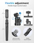 UBeesize Camera Tripod with Remote, Flexible Tripod Stand with Phone Holder and Action Camera Mount Adapter for iPhone Samsung Cellphones, Canon N...