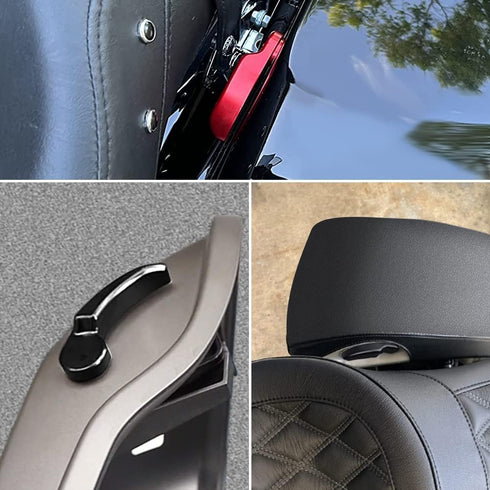 MDPROMCP Black Saddlebag Latch Lever - Saddle Bag Lid Lifters Aluminum Compatible with Harley Davidson 2014-2024 Street Glide Road King Special Ro...