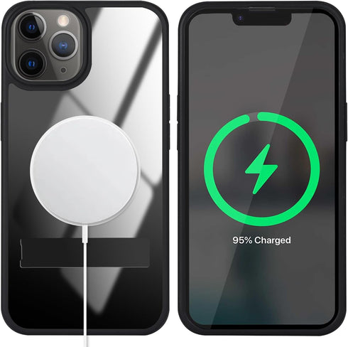for iPhone 11 Pro Max Magsafe Case,iPhone 11 Pro Max Case with Screen Protector,iPhone 11 Pro Max Case with Stand,Phone Case for 11 Pro Max Magnet...