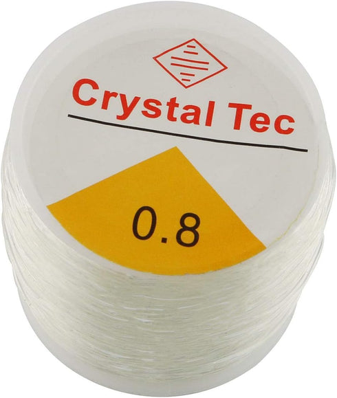 E-outstanding Beading Wire Stretch Thread 100m/Roll 0.8mm Elastic Crystal Line Cord String Rope for Jewelry Making Supply DIY Necklace Bracelet...