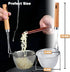 TENTA Kitchen Premium 18/8 Stainless Steel Mesh Spider Spaghetti Dumpling Noodle Strainer -Mouth Diameter 3.8 inch Basket and 8.1inch Handle...