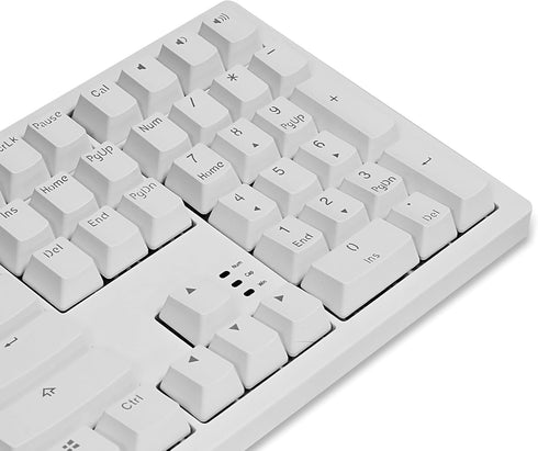 Happy Balls Backlit PBT Keycaps Cherry MX Keycap Set Doubleshot OEM Profile Key caps for Mechanical Keyboards(White)...