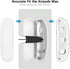 AIRSPO for Airpods Max Case Cover, Clear Soft TPU Case Cover+Slicone Earpad Cover+Silicone Overhead Cover, Transparent Protective Case for AirPods...