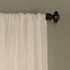 Curtainworks Trinity Crinkle Voile Sheer Curtain Panel, 51 by 63", Oyster...